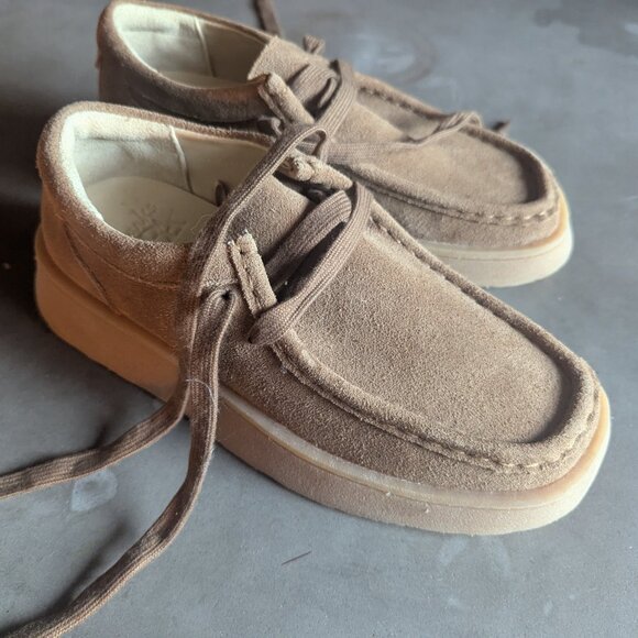 CLARKS® x ZARA LEATHER SHOES | Brown | US Size  2½ - Picture 13 of 16